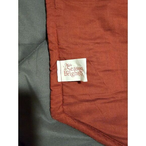 Quilted Holiday Table Runner - 35" snowman snowflake - Picture 6 of 6